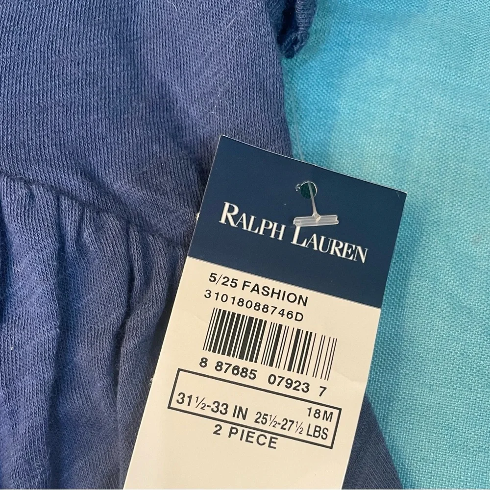 RALPH LAUREN DRESS SET 18 month NWT RL runs large